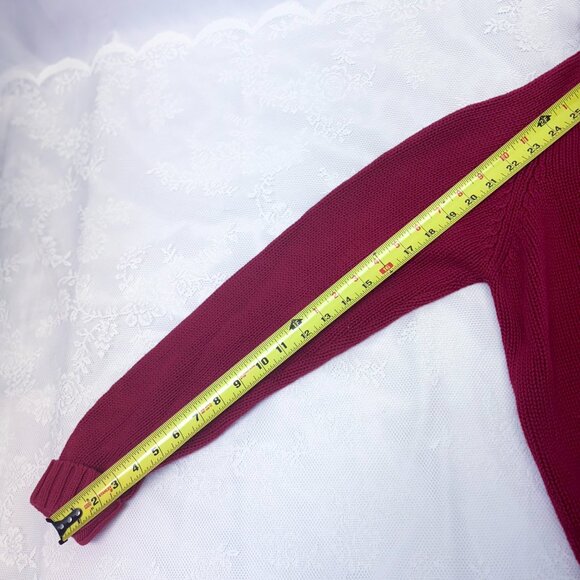 Vintage Women's Calvin Klein Jeans Cozy Cable Knit Turtleneck Sweater - Picture 8 of 10